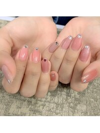 ハートドットネイル