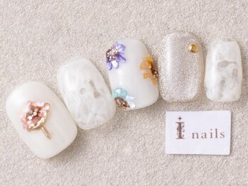 アイネイルズ 三宮店(I nails)/シェルフラワーネイル