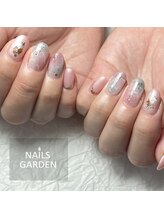 ネイルズガーデン(NAILS GARDEN)/大理石ネイル
