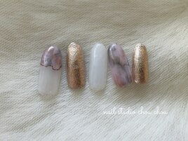 秋色ニュアンスネイル