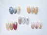 天然石ネイルコース（アート10本）5種類から選択 ¥13200