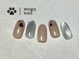 バレンタインネイル/冬ネイル