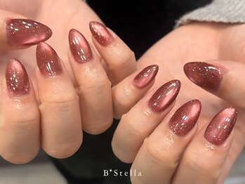 ビーステラ 横浜元町店(B-STELLA)の写真/シンプルなニュアンスがお洒落♪アートなしシンプルコースも◎マグネット・ミラーなど多数カラー取り揃え♪