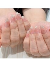 マーノ 津田沼ビート店/チークネイル/バタフライネイル