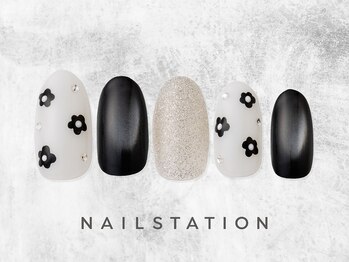 ネイルステーション アトレ四谷店(NAIL STATION)/フラワーネイル／パラジェル