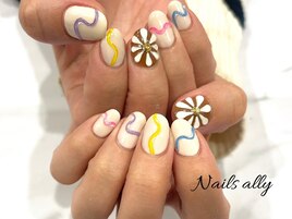 うねうね×しずく×フラワー×春