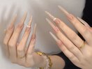 長さだしグラデ×リボン＊