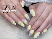 ゼン ネイル デザイン 池袋(ZEN NAIL DESIGN)/長さだしやり放題×つけ放題