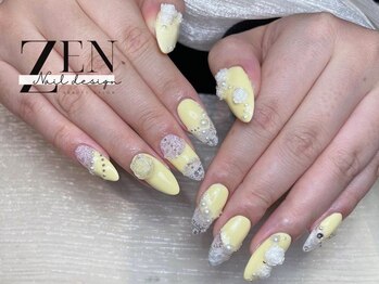 ゼン ネイル デザイン 池袋(ZEN NAIL DESIGN)/長さだしやり放題×つけ放題