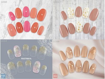 ファストネイル キラリナ京王吉祥寺店(FAST NAIL)/定額 ¥5410 ◆ シンプルAコース
