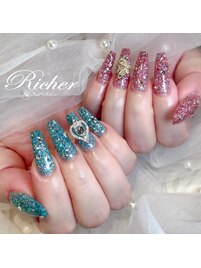 スカルプ　ラメネイル☆
