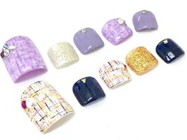 ワンカラー+ツイード