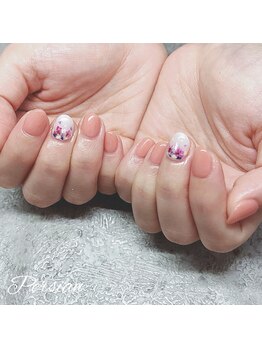 ペルシャ(Persian)/フラワーネイル