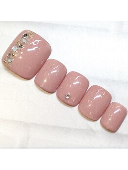 ライト ネイルズ ニシノミヤ(light nails NISHINOMIYA)/フットネイル☆ キレイめフット