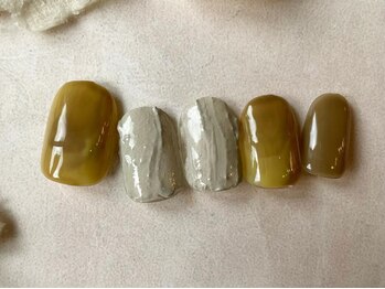 アイネイルズ 梅田店(I nails)/テラコッタもやもや
