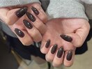オーロラフラッシュネイル