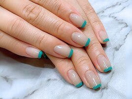 《カラーフレンチnail》