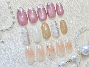 リッシュ トロワ(RICHE trois)の写真/自爪を削らないパラジェル認定サロン☆1つ1つ説明してくれるので初めての方も安心♪先取り秋ネイルもご提案