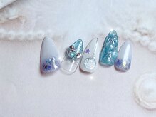 ハッピービューティー(Happy Beauty)/ブルーウィンターネイル