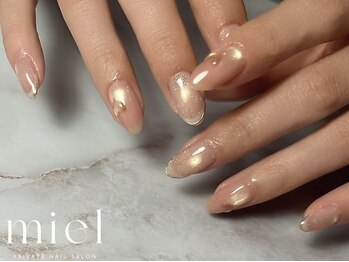 nail salon miel【ミエル】平野/フィルインの写真/＼120色から選べる／シンプルでも"可愛い指先"を叶える♪派手なアートが出来ない方もご相談ください◎