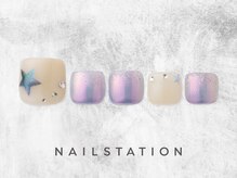 ネイルステーション アトレ四谷店(NAIL STATION)/夏の夜空ネイル／パラジェル