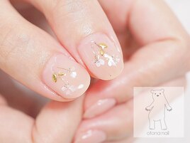 シェルフラワーネイル