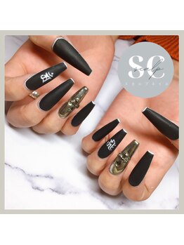 ケイス(Caise)/ロングスカルプ/梵字アート