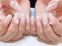 ライトウェーブ 長野駅前店/冬のホワイトネイル♪