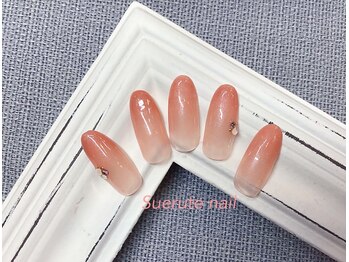 スエルテ ネイルサロン 北千住店/大人上品グラデ　¥7000