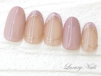 ラグジュアリーネイルズ オオミヤ(Luxury Nails Omiya)/大人*フレンチネイル