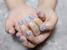 ワイネイル(Y.nail)/春色フラワーニュアンス
