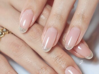 ネイルズ バイ ユイ 外苑前(Nails by Yui)/ラメフレンチネイル