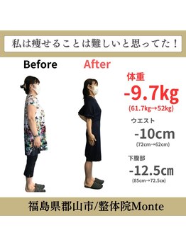 整体院 モンテ(monte)/before＆after