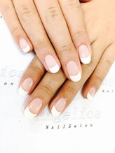 ネイルサロン アンジェリカ(Angelica)/No.25 白フレンチ