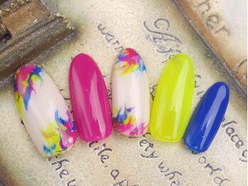 ネイルサロン ティディ(TIDY)/ウォーターマーブル