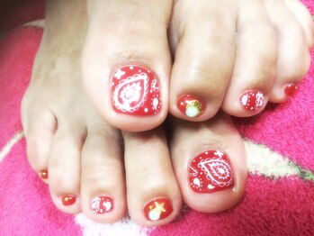 今月のフットジェルデザイン