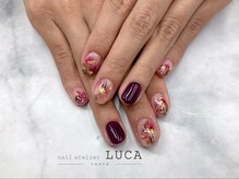 ネイルアトリエルカ(nail atelier LUCA)/W-325 パープルニュアンスネイル