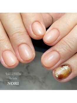 ビーパルフェット(B,Parfaite)/ワンカラー＆べっ甲ネイル