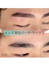 ラヴァンヤ 新白岡店(Lavanya)/メンズ眉毛パーマ+WAX+毛穴洗浄