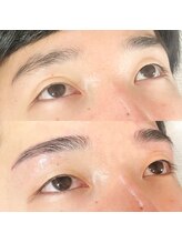 アンドスリー 原宿 表参道店(And Three)/眉パーマ＋眉毛WAX＋眉デザイン