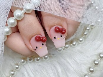 アンジュ(Ange)/【Ayaka】キティさんネイル◎