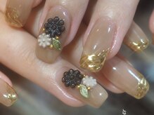 トリネブランシ ネイルアトリエ(Trinebranci._Nail Atelier)/アンティーク◇フラワー