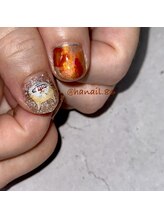 エムネイル(Ｍ)/haruka nail × 猫ネイル