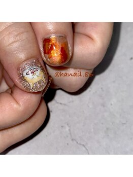 エムネイル(Ｍ)/haruka nail × 猫ネイル