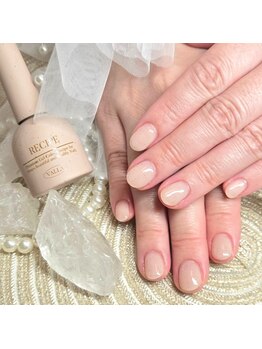 フリープ ネイル バイ ヴァラ(freep nail by VALLA)/ワンカラー/ショートネイル