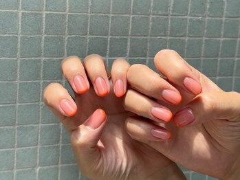 ネイルサロン マーノ(nail salon mano)/夏のスキニーフレンチ