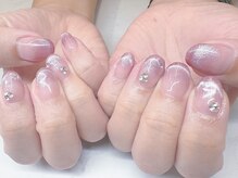フォフォネイル 自由が丘(Fofo nail)/【秋色マグネットフレンチ】