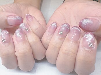 フォフォネイル 自由が丘(Fofo nail)/【秋色マグネットフレンチ】