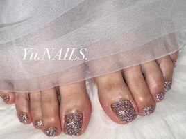 ブラウンフラッシュフットネイル