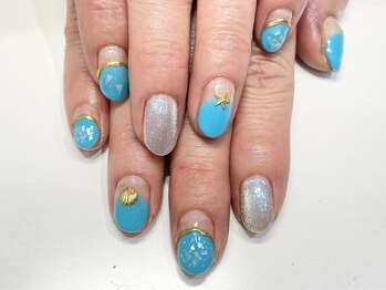 クォーターリゾートネイル(QUARTER RESORT nail)/海ネイル☆